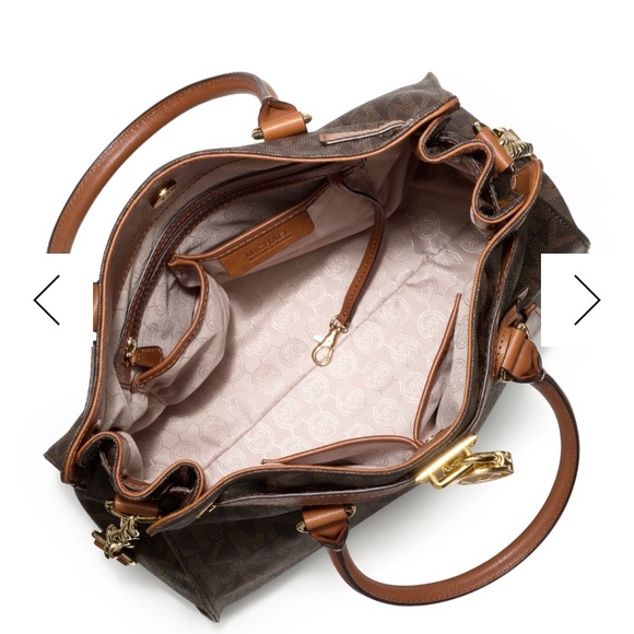 Michael Kors Authentic Brown Handbag/ Crossbody - Picture 2 of 6